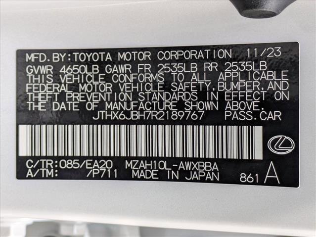 2024 Lexus UX 250h FWD