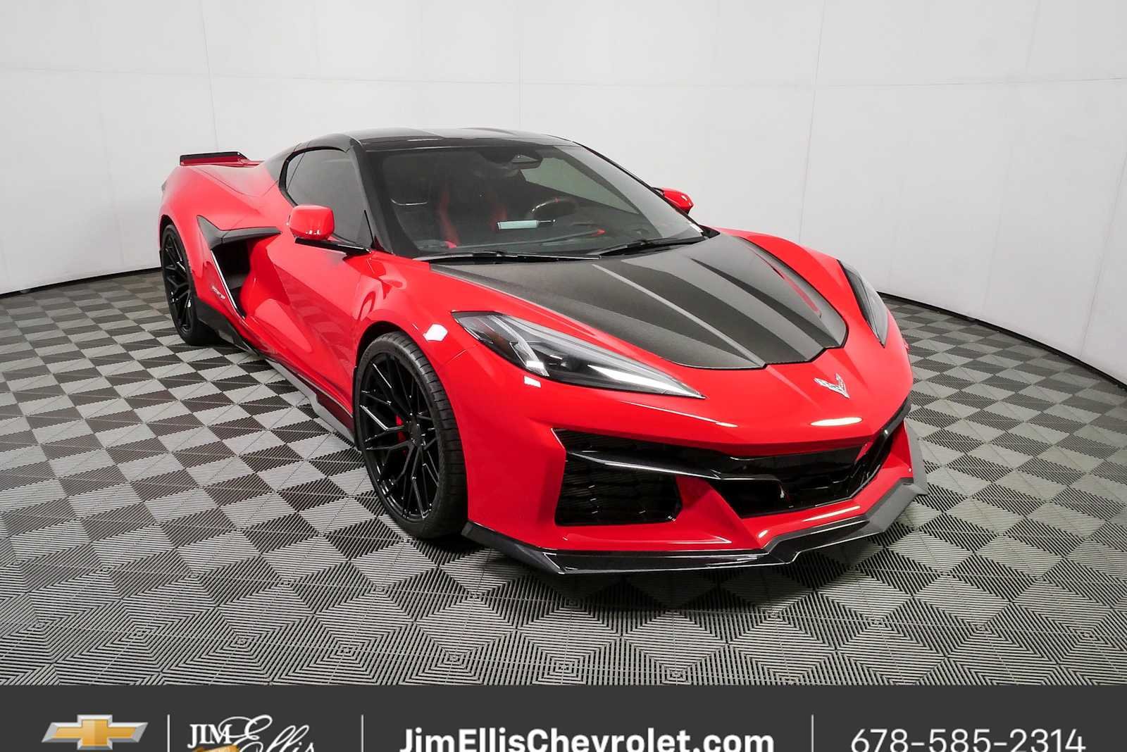 Used 2024 Chevrolet Corvette Z06 w/ Chrome Exterior Badge Package