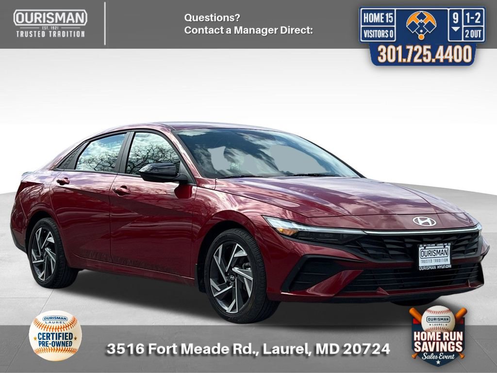 Certified 2025 Hyundai Elantra Sport