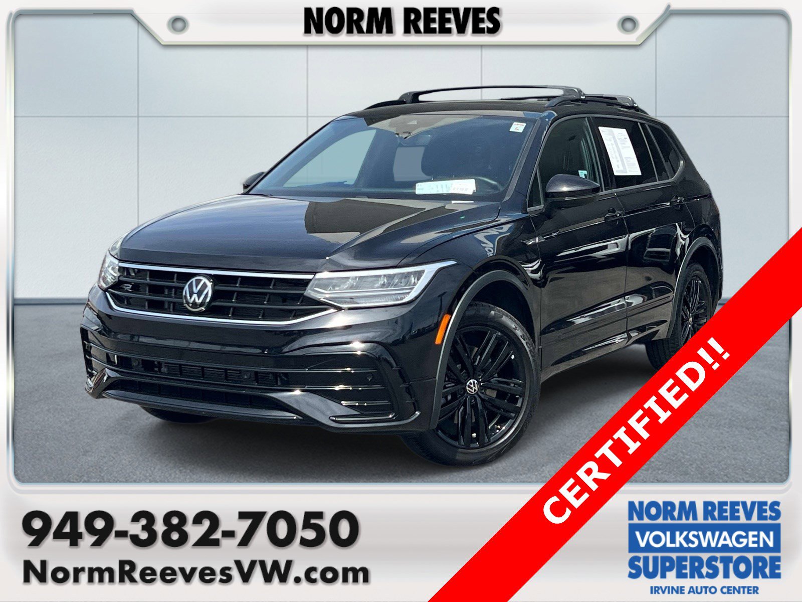 Certified 2022 Volkswagen Tiguan SE R-Line
