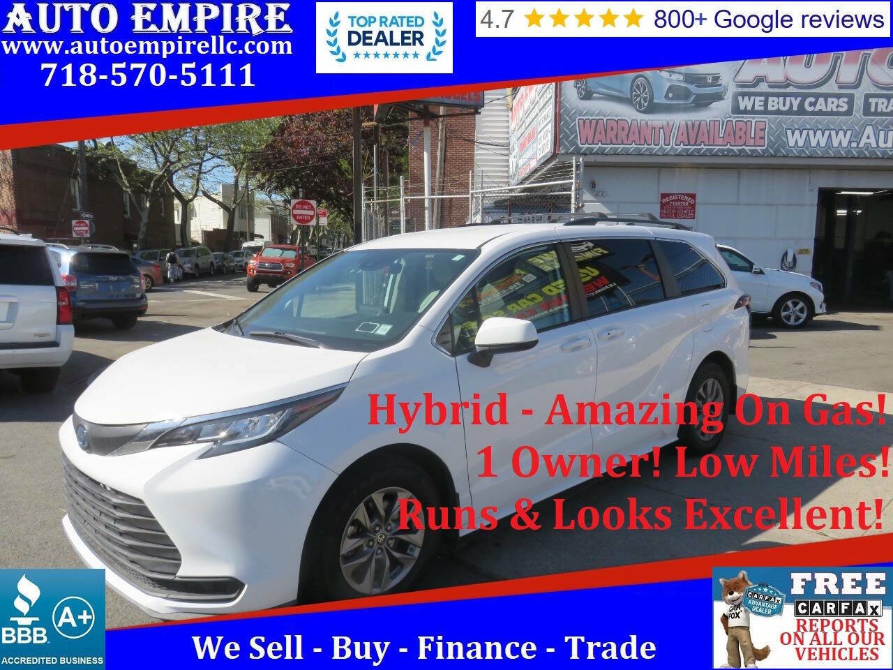 Used Toyota Sienna Hybrid for Sale in Newark, NJ - Autotrader