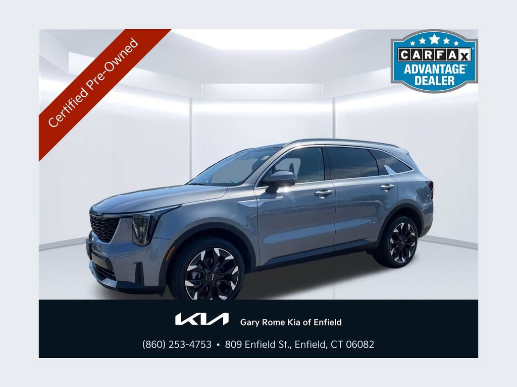 Certified 2025 Kia Sorento EX w/ Panoramic Sunroof Package