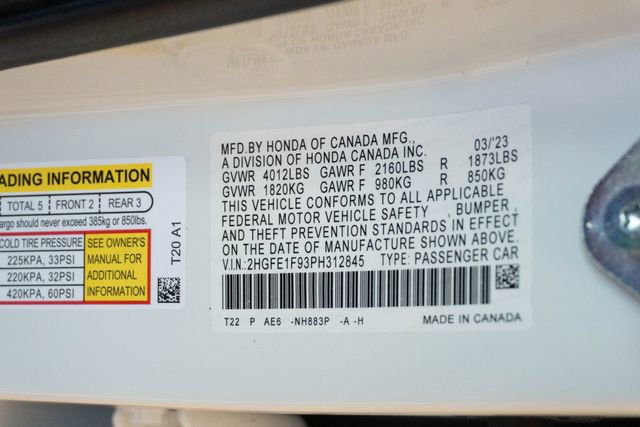 2023 Honda Civic Touring