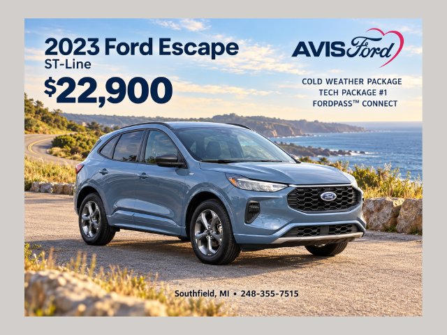 Used 2023 Ford Escape ST-Line w/ Tech Pack #1