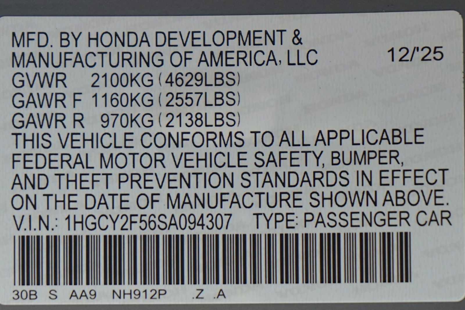 2025 Honda Accord Sport