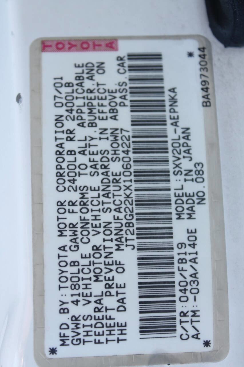 2001 Toyota Camry LE