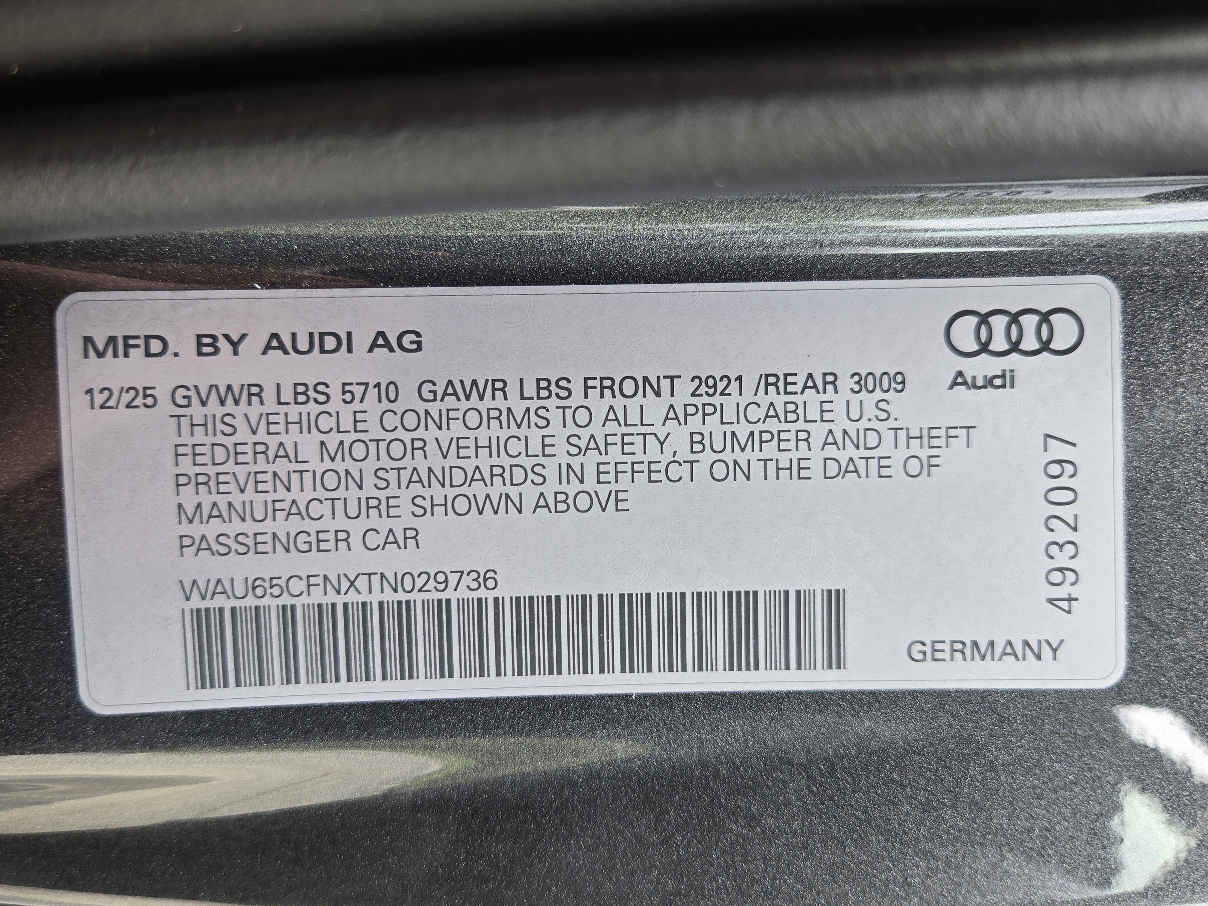 2026 Audi A6 Prestige