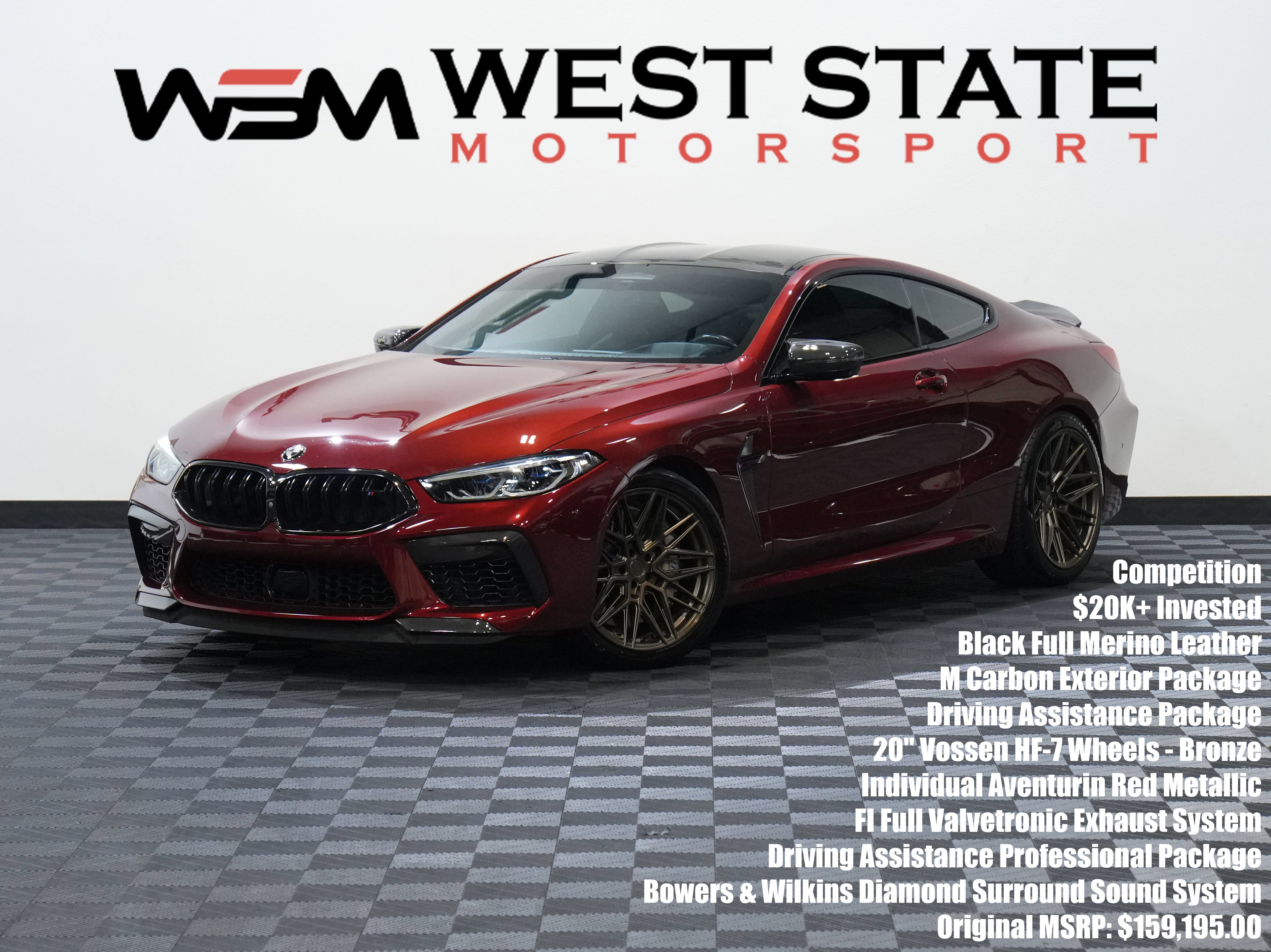 Used 2020 BMW M8 Competition