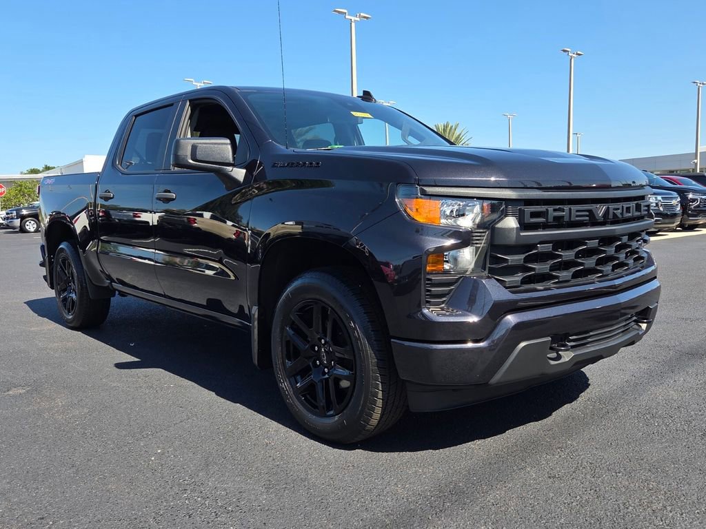 Certified 2023 Chevrolet Silverado 1500 Custom w/ LPO, Dark Essentials Package
