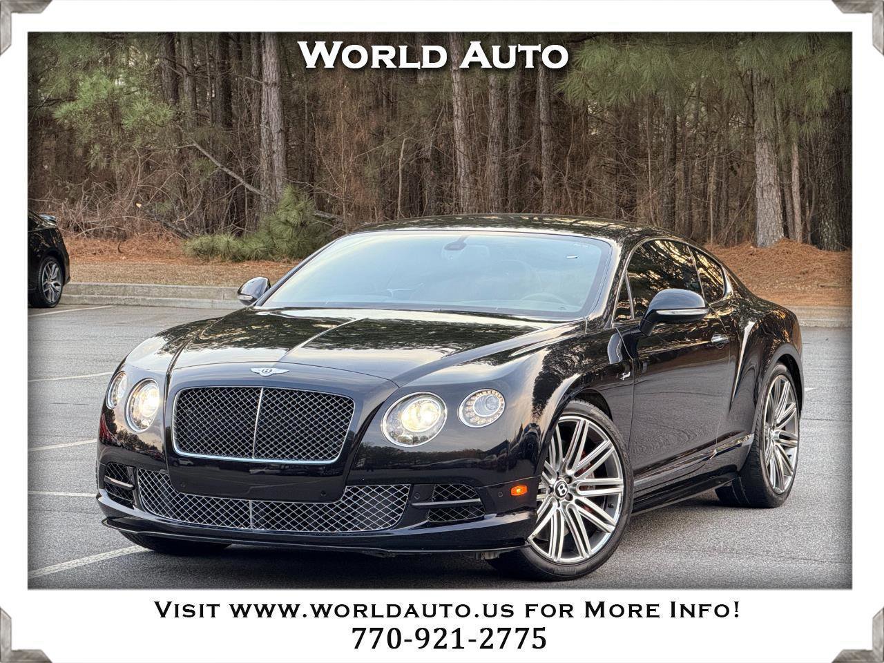 2015 Bentley Continental GT Speed