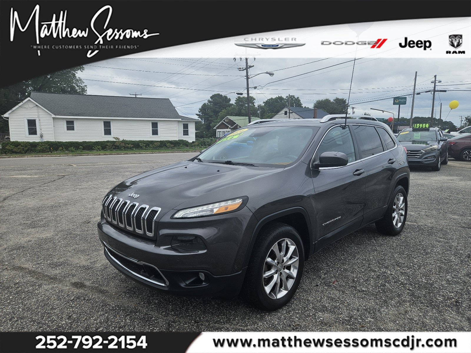 Used 2014 Jeep Cherokee Limited w/ Technology Group