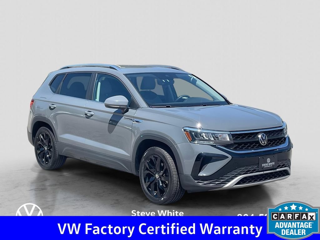 Certified 2023 Volkswagen Taos SE w/ Black Wheel Package