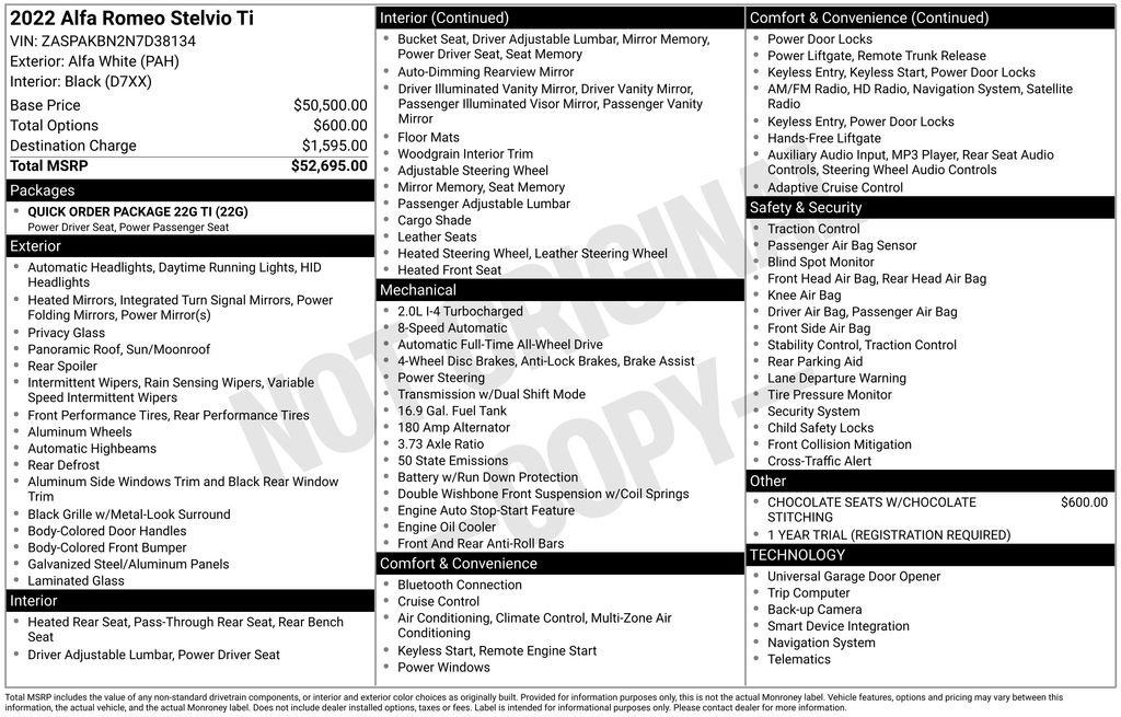 2022 Alfa Romeo Stelvio Ti