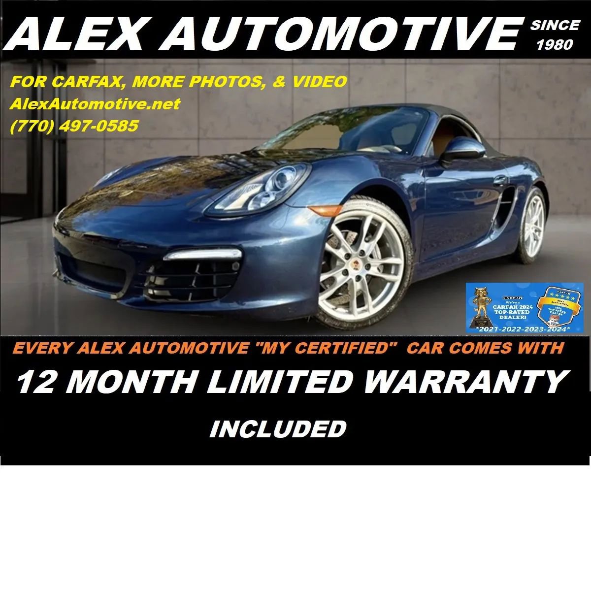 Used 2013 Porsche Boxster