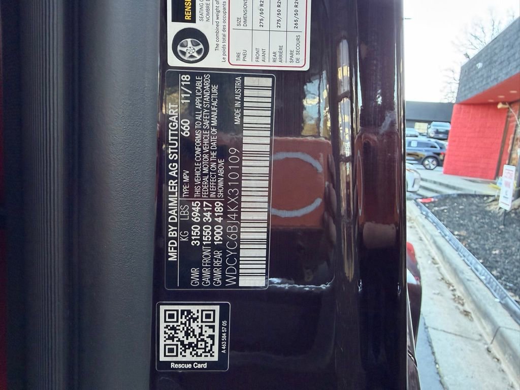 2019 Mercedes-Benz G 550