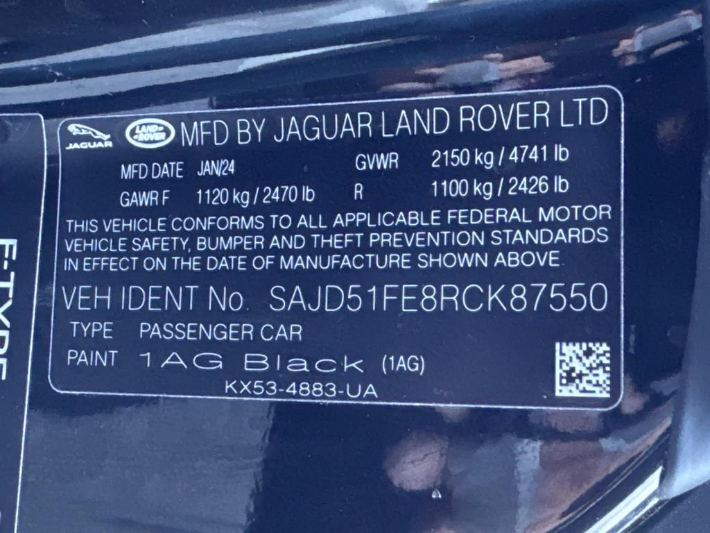 2024 Jaguar F-Type R