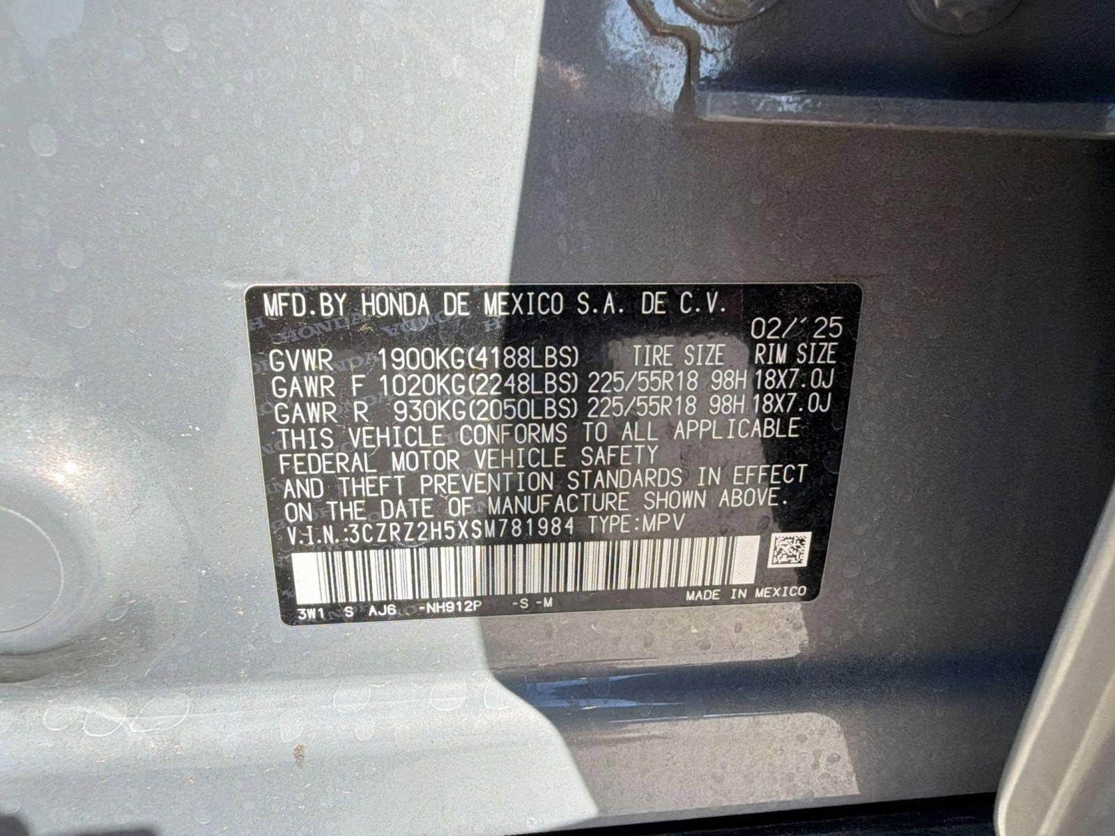 2025 Honda Hr-V Sport