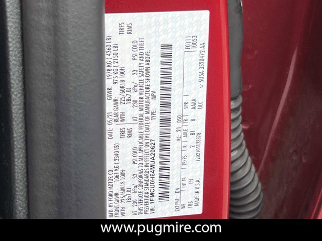 2021 Ford Escape SEL