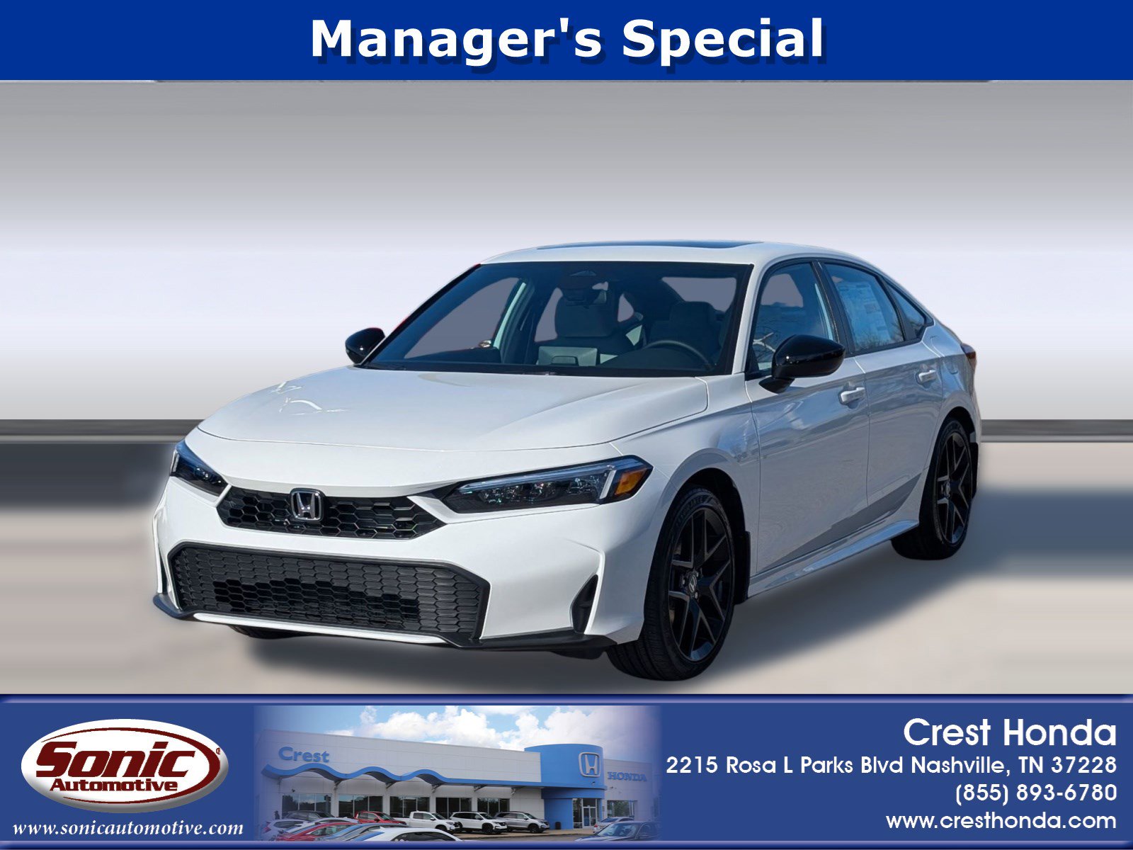 2026 Honda Civic FWD Hybrid Sedan