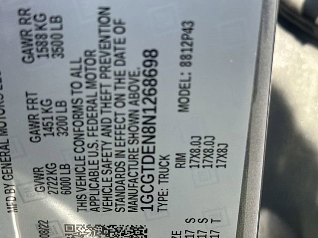 2022 Chevrolet Colorado Z71