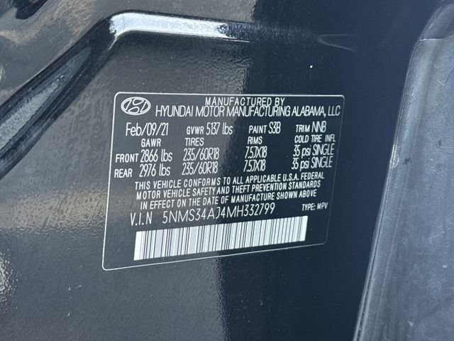 2021 Hyundai Santa Fe SEL