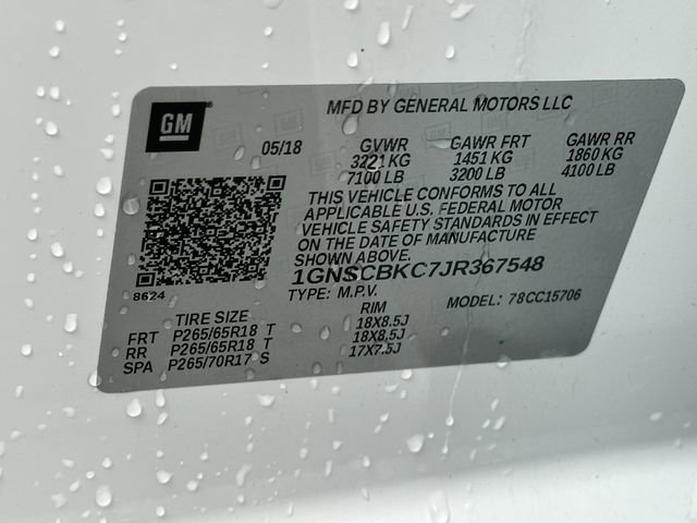 2018 Chevrolet Tahoe LT