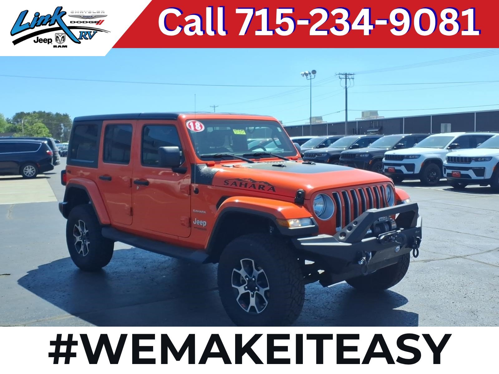 Used 2018 Jeep Wrangler Unlimited Sahara