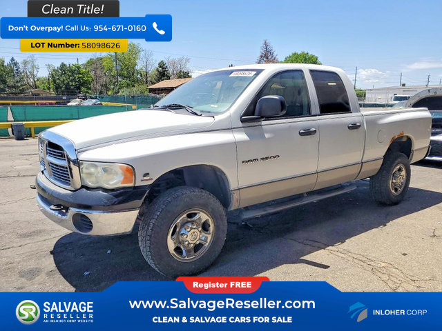 Used 2005 Dodge Ram 2500 Truck SLT w/ Trailer Tow Group