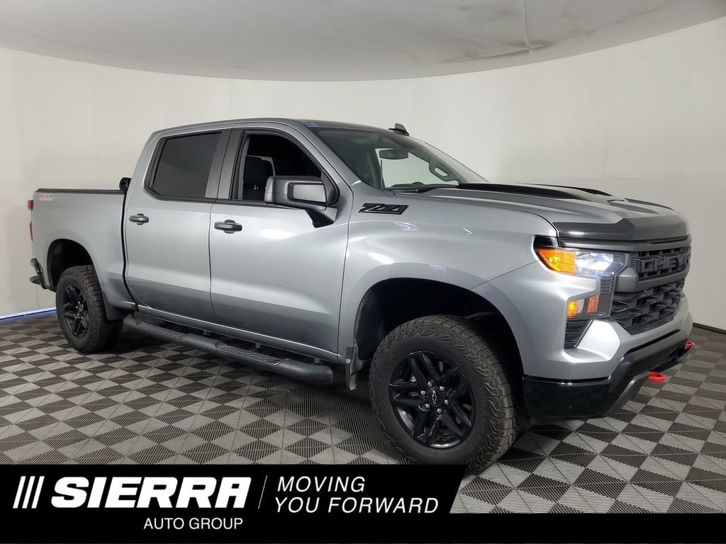 Used 2024 Chevrolet Silverado 1500 Custom Trail Boss w/ LPO, Dark Essentials Package