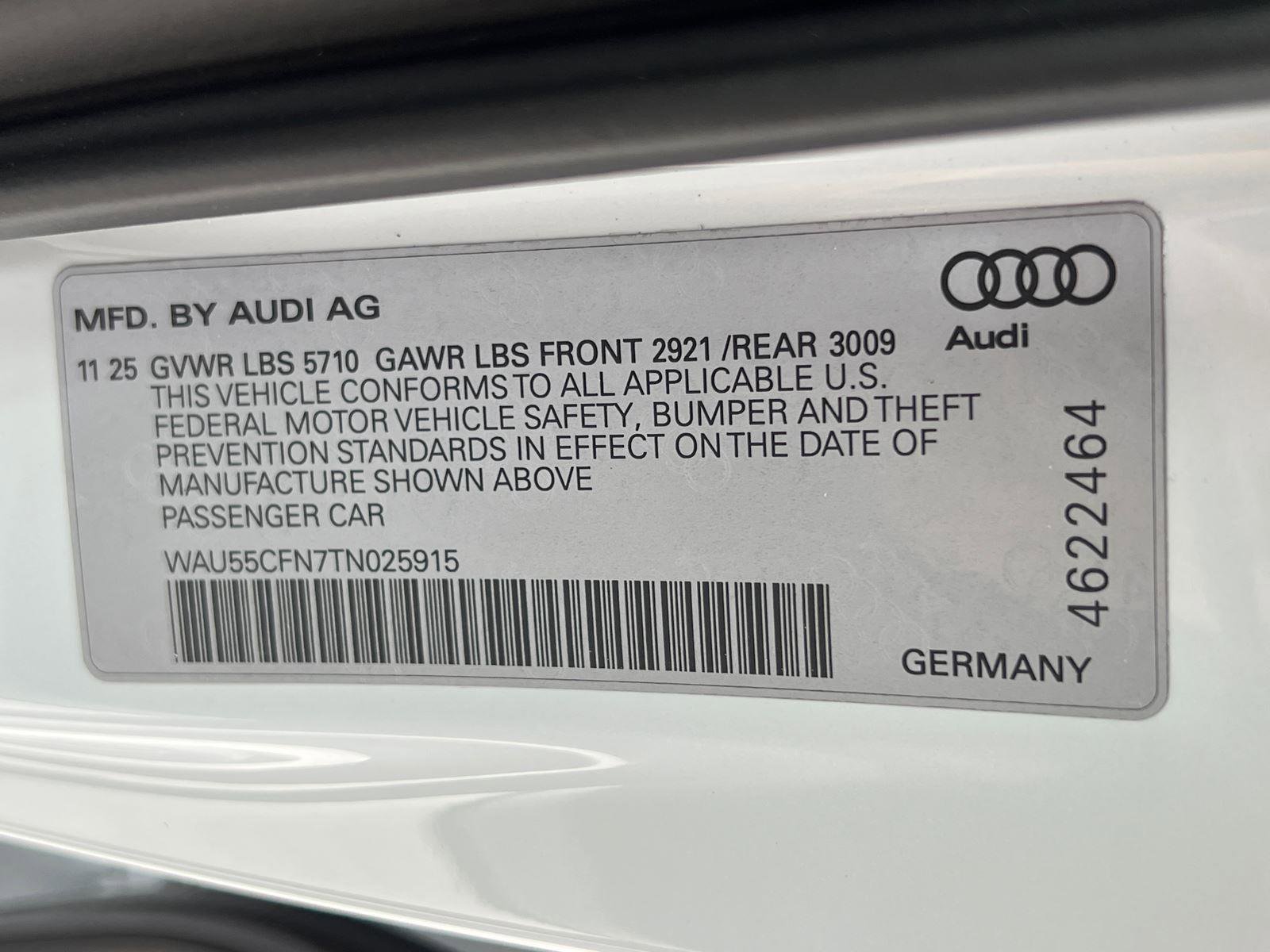 2026 Audi A6 Premium Plus