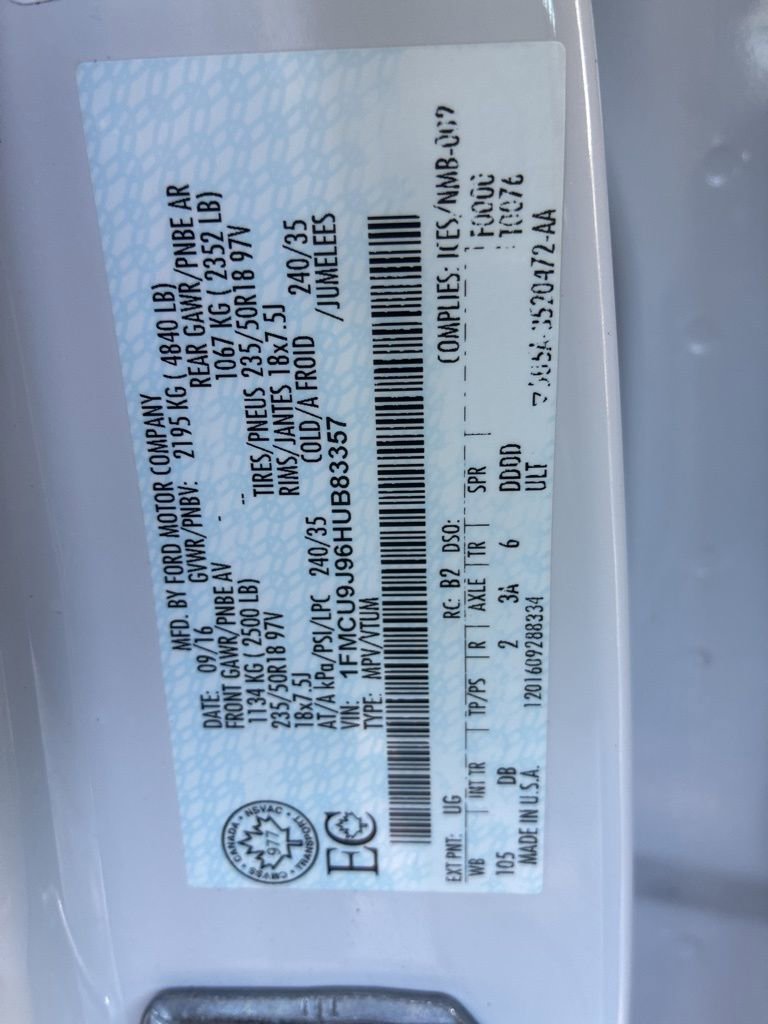 2017 Ford Escape Titanium