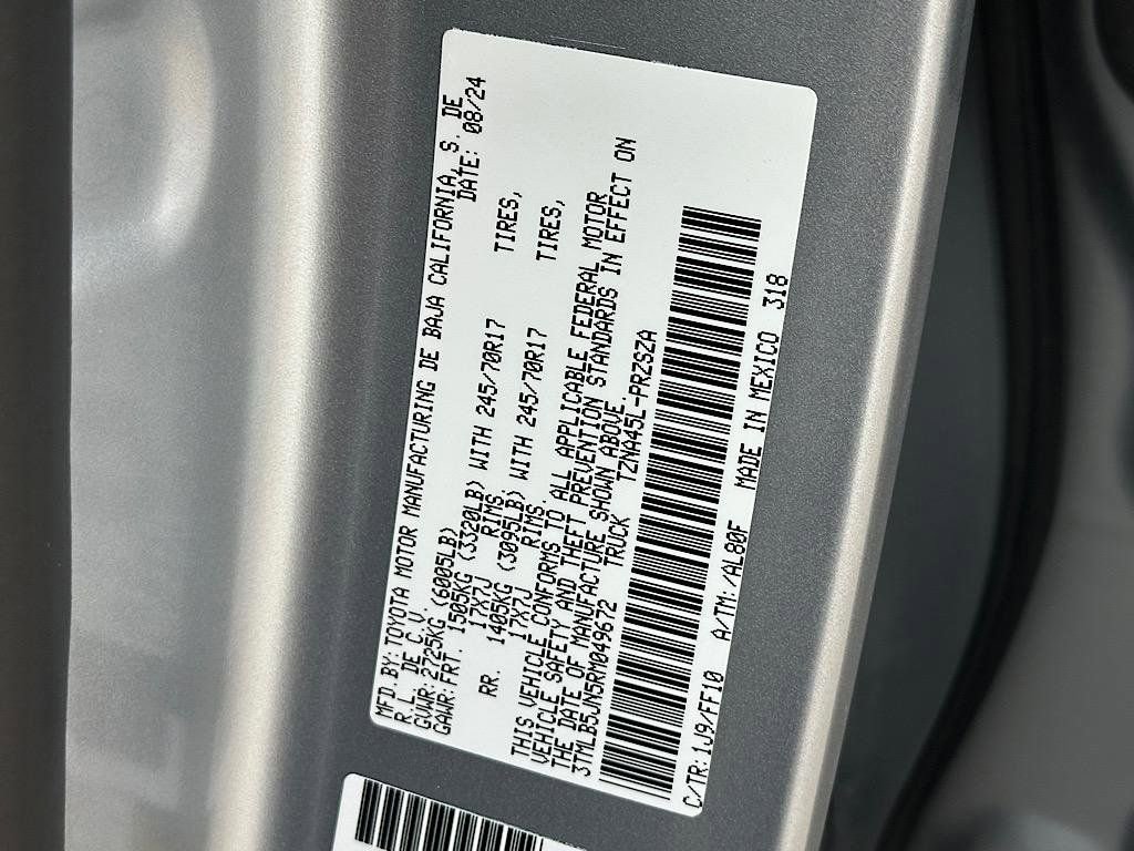 2024 Toyota Tacoma SR5