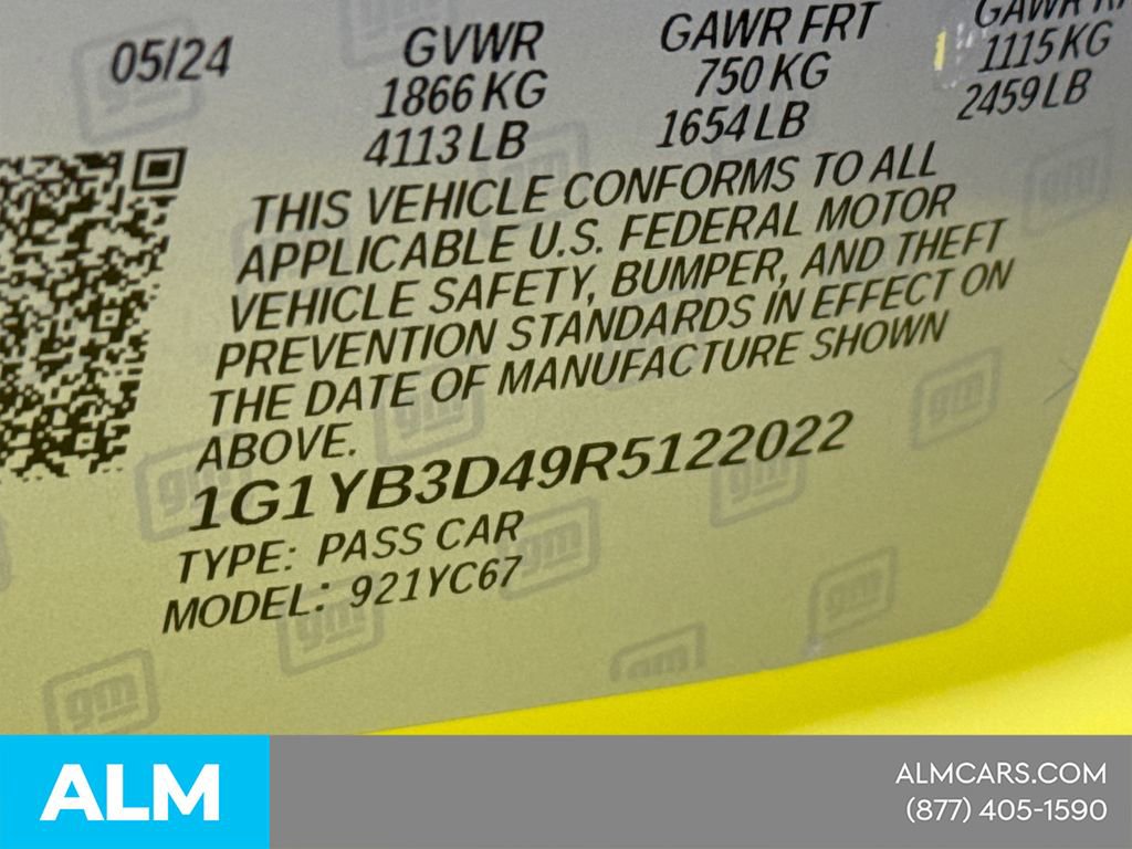 2024 Chevrolet Corvette Stingray Preferred Conv