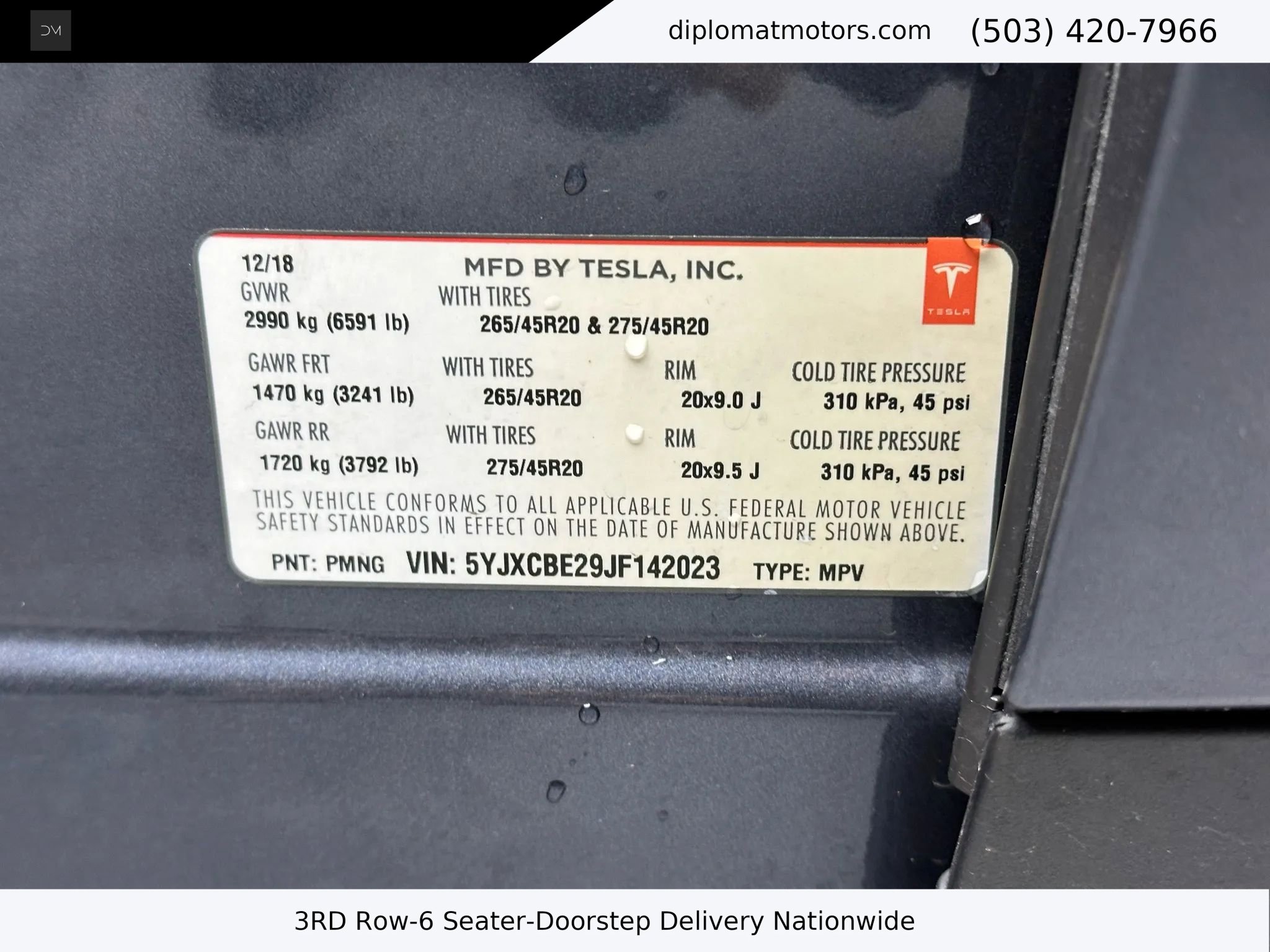 2018 Tesla Model X 75D