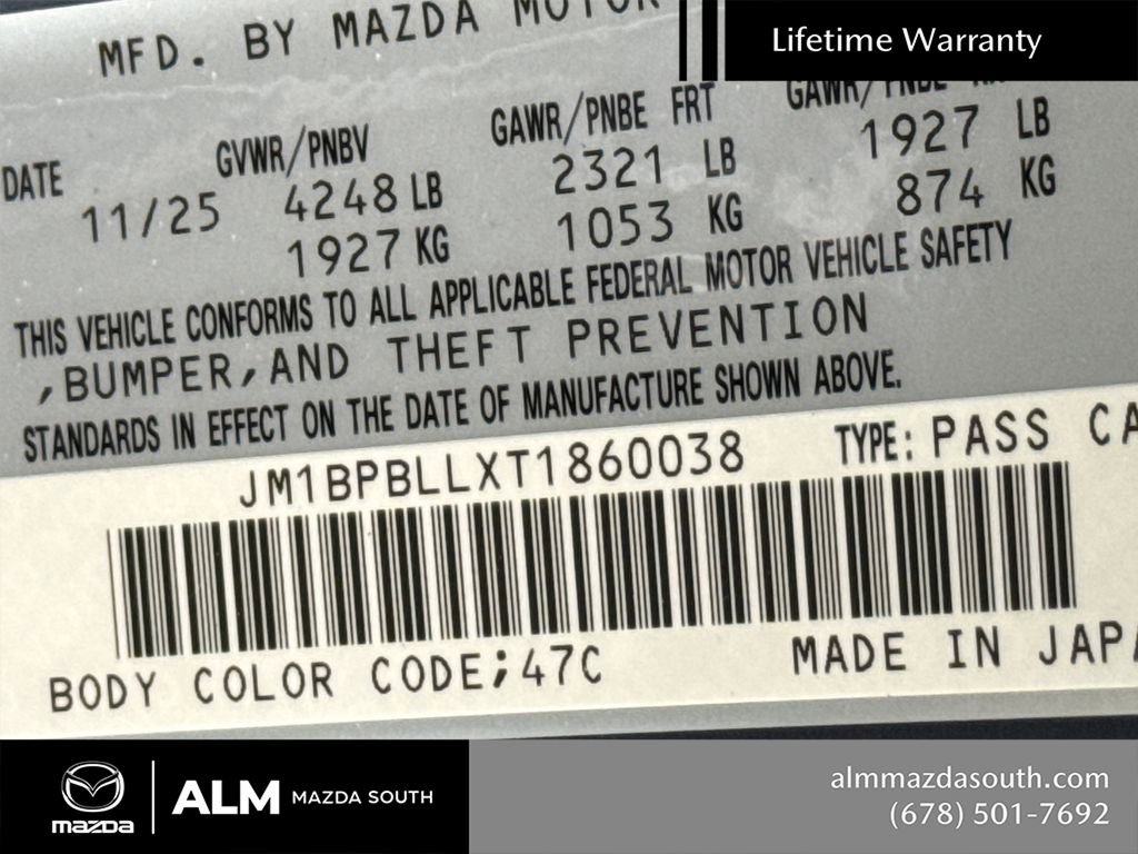 2026 MAZDA Mazda3 Carbon