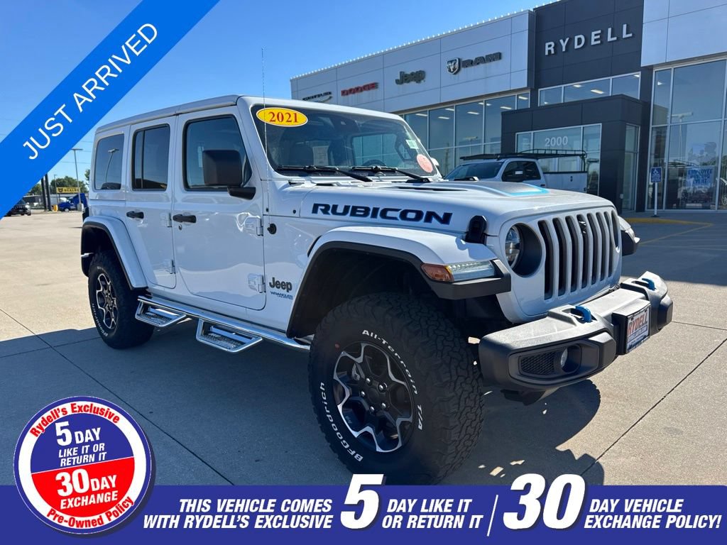 Used 2021 Jeep Wrangler Unlimited Rubicon 4xe w/ Cold Weather Group