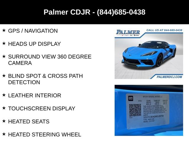 2021 Chevrolet Corvette Stingray Premium Conv