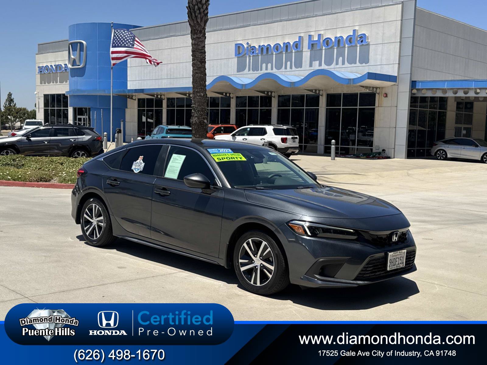 Certified 2023 Honda Civic LX