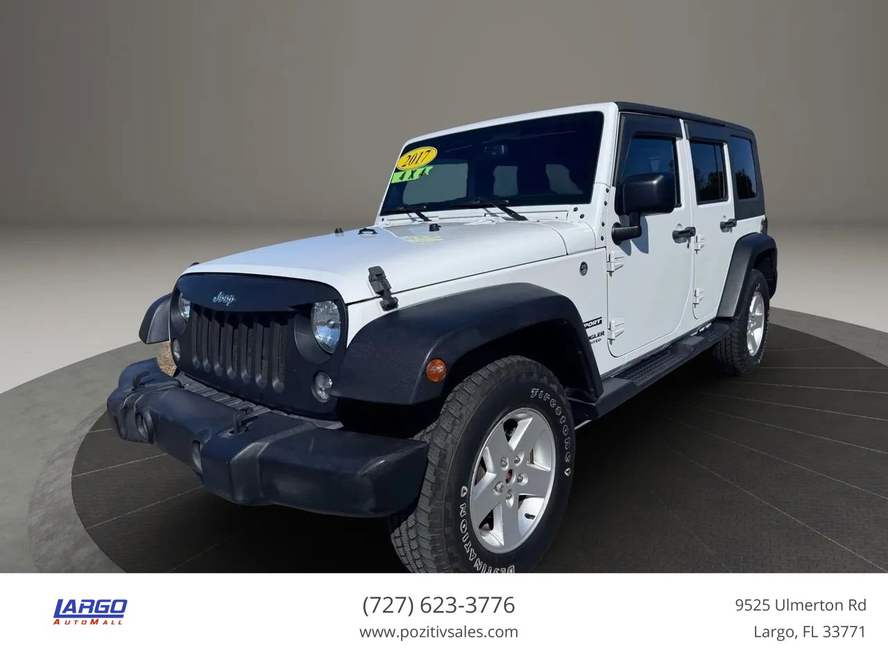 Used 2017 Jeep Wrangler Unlimited Sport w/ Quick Order Package 24S