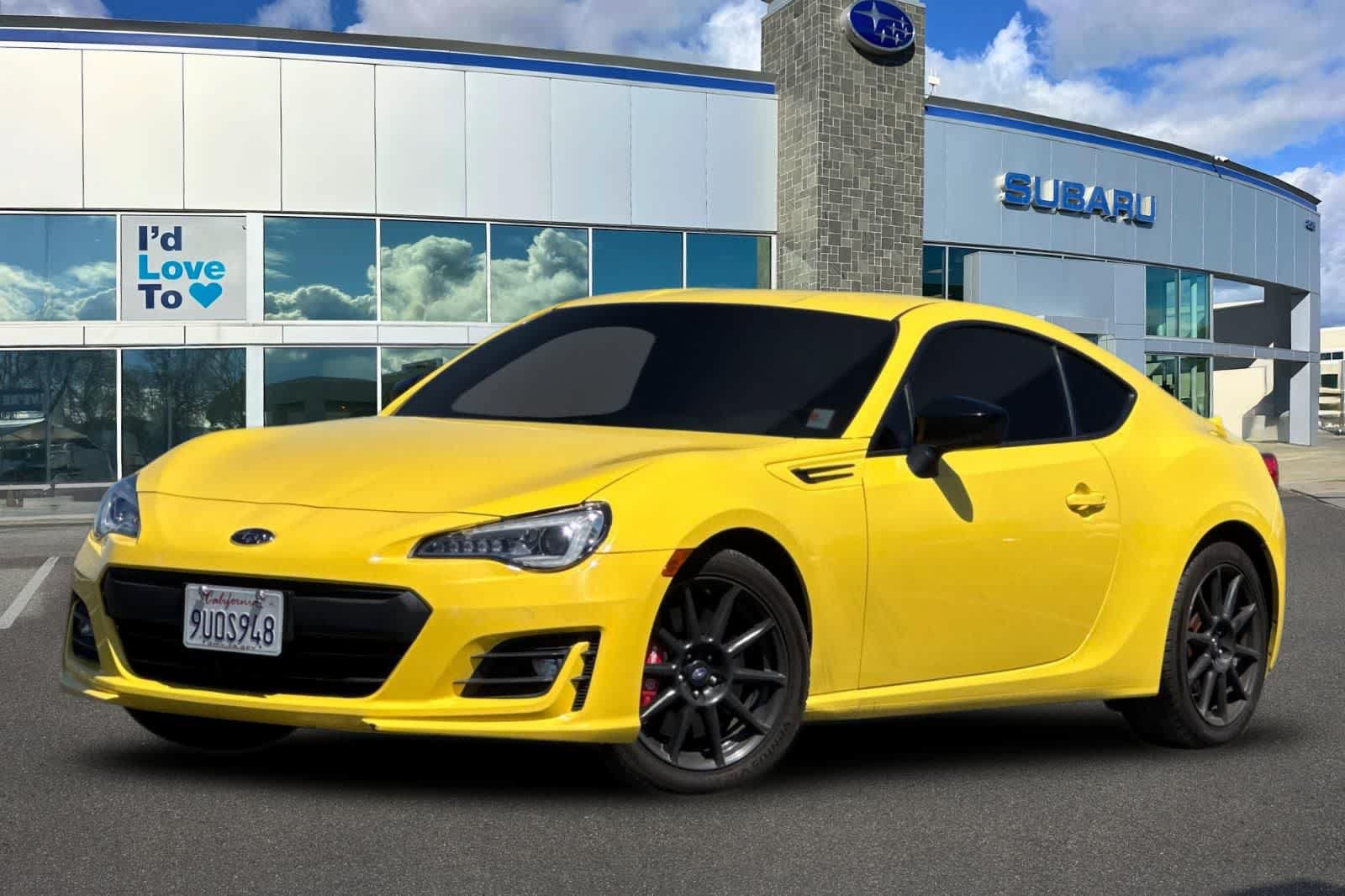 Used 2017 Subaru BRZ Series.Yellow