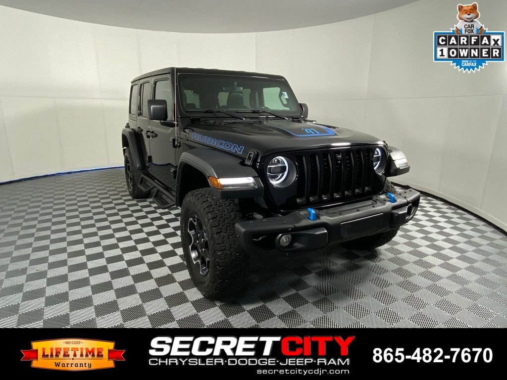 Used 2022 Jeep Wrangler Unlimited Rubicon 4xe w/ Steel Bumper Group