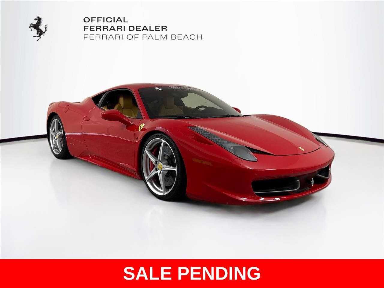 Certified 2013 Ferrari 458 Italia Coupe