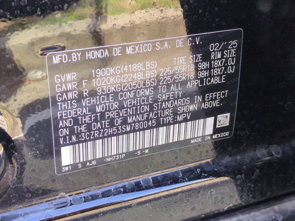 2025 Honda Hr-V Sport