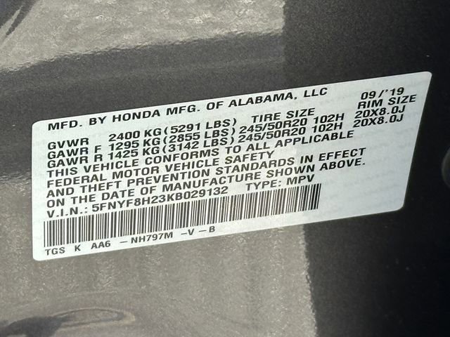 2019 Honda Passport Sport