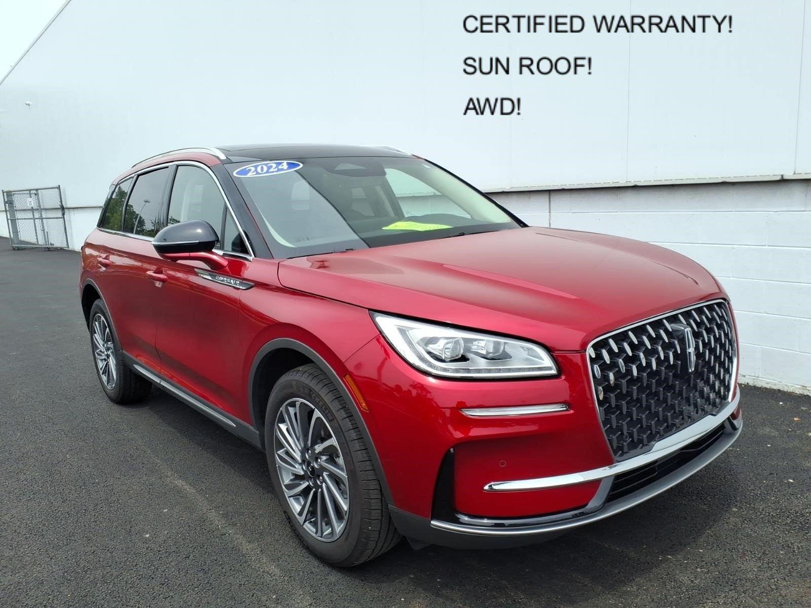 Certified 2024 Lincoln Corsair Reserve w/ Equipment Group 201A