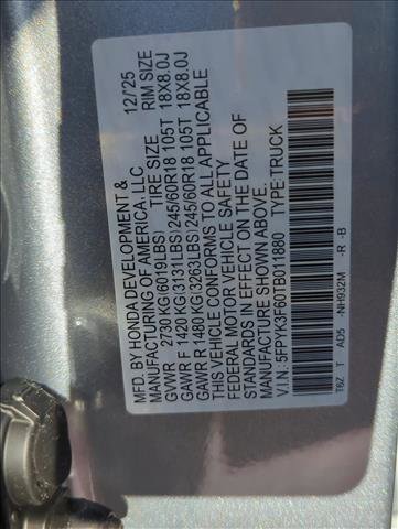 2026 Honda Ridgeline TrailSport