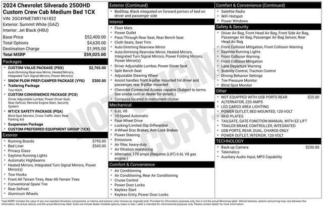 2024 Chevrolet Silverado 2500 Custom