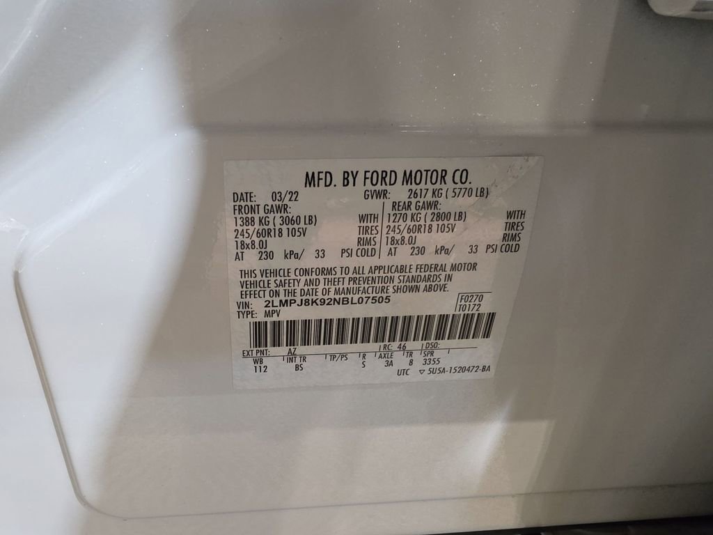 2022 Lincoln Nautilus Reserve