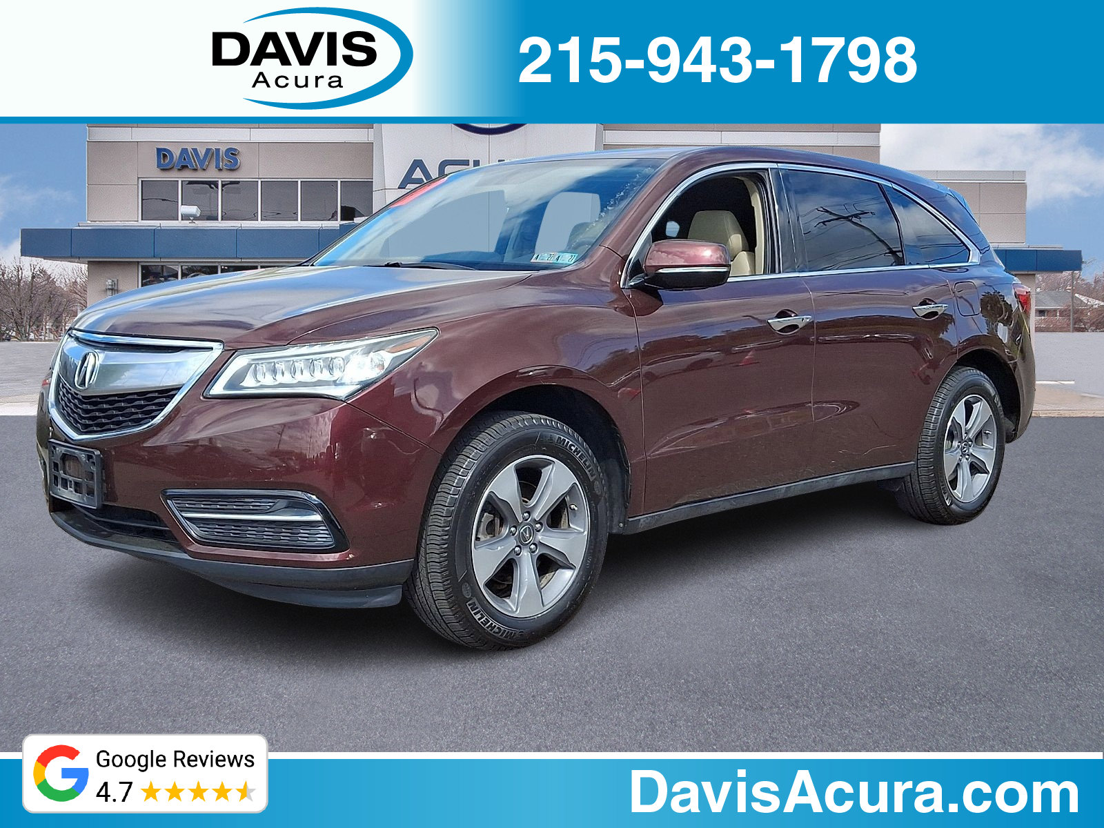 Used 2016 Acura MDX SH-AWD