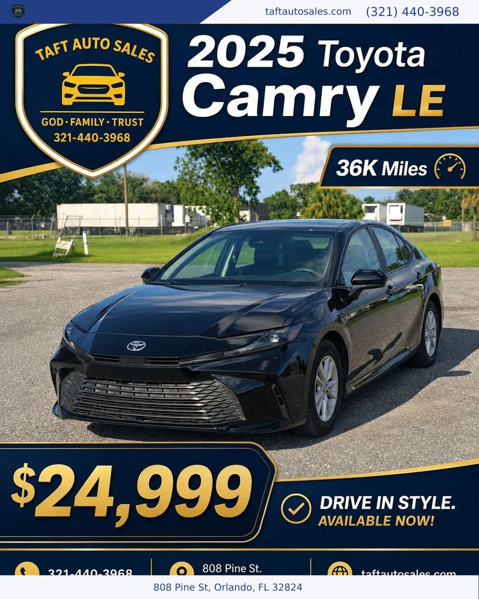 Used 2025 Toyota Camry LE